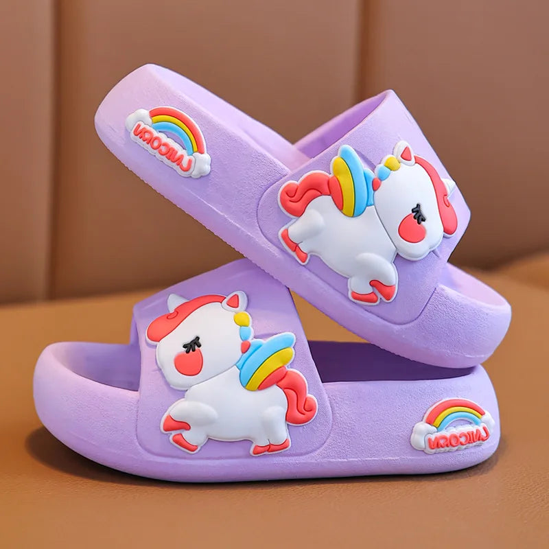 Chinelo Unicornio Confort Kids + Brinde