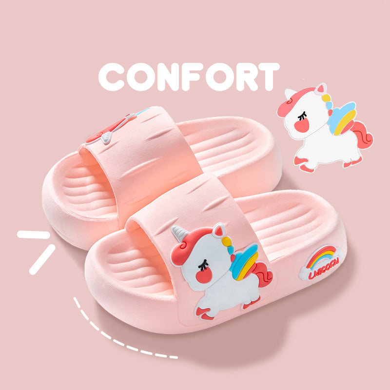 Chinelo Unicornio Confort Kids + Brinde