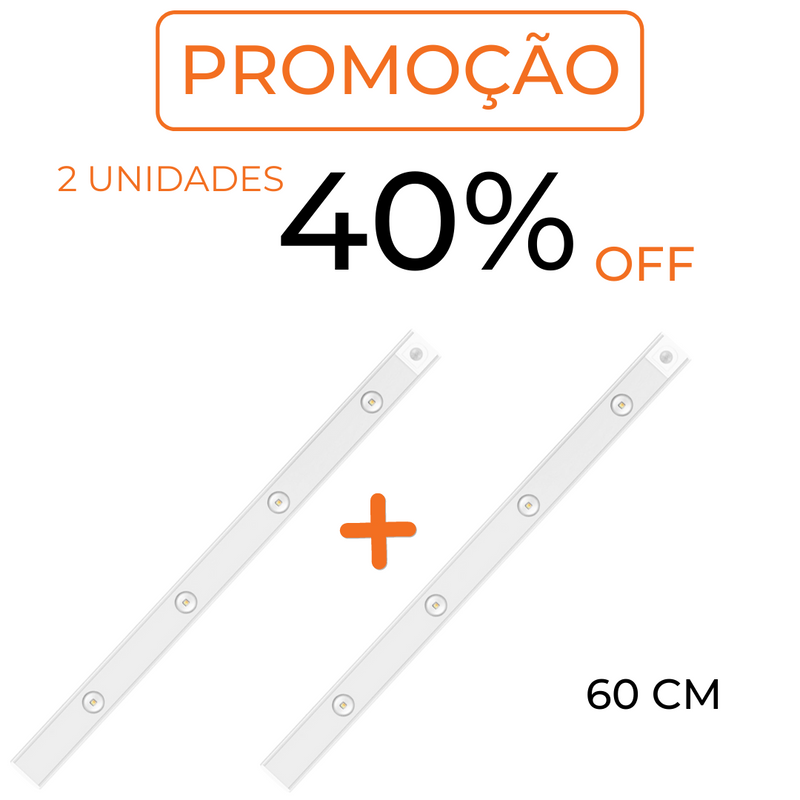 Luminária c/ sensor de presença regualux™ 2 UNIDADES 40% OFF